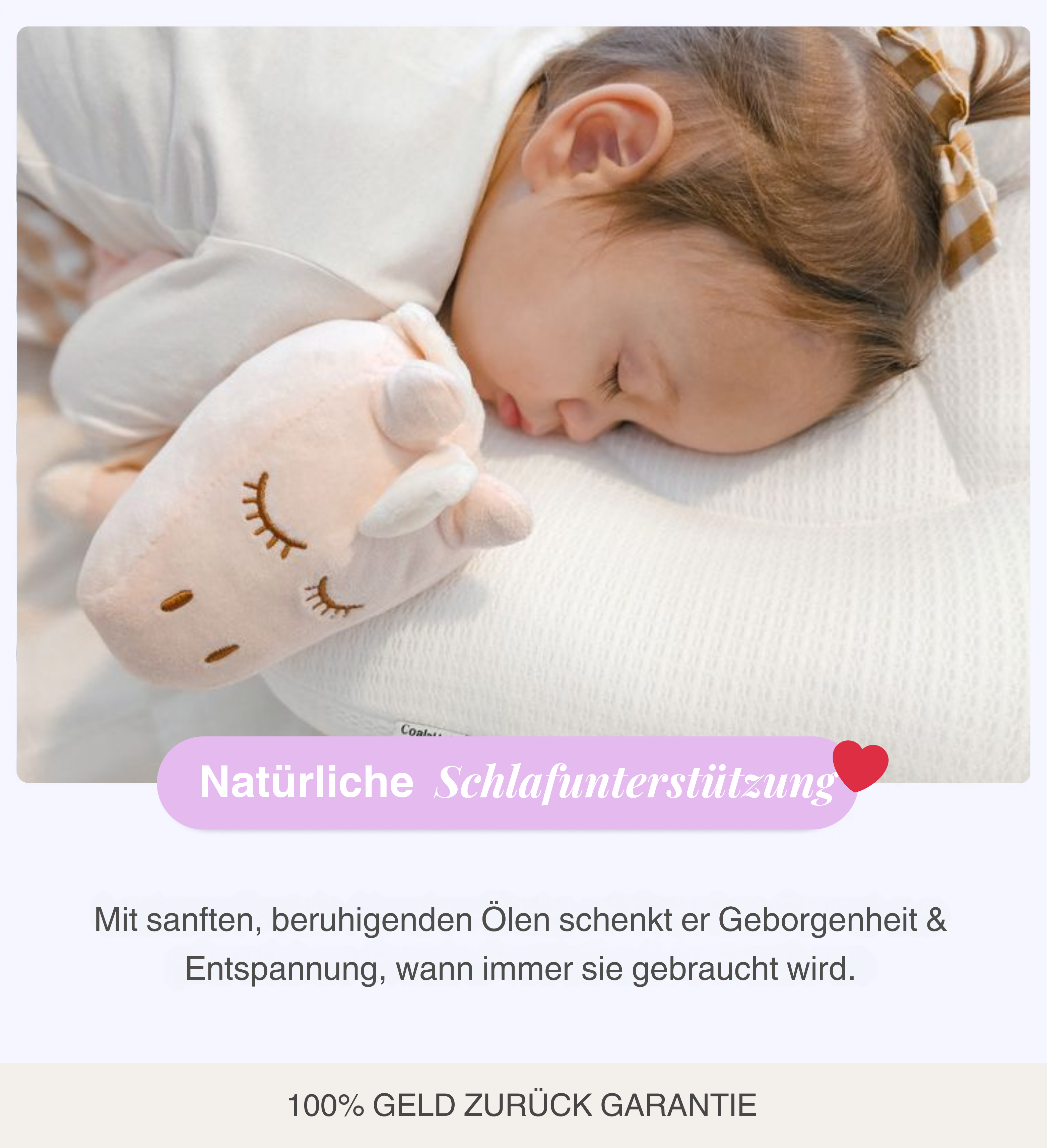 Süße Träume - Natürlicher Schlafroller