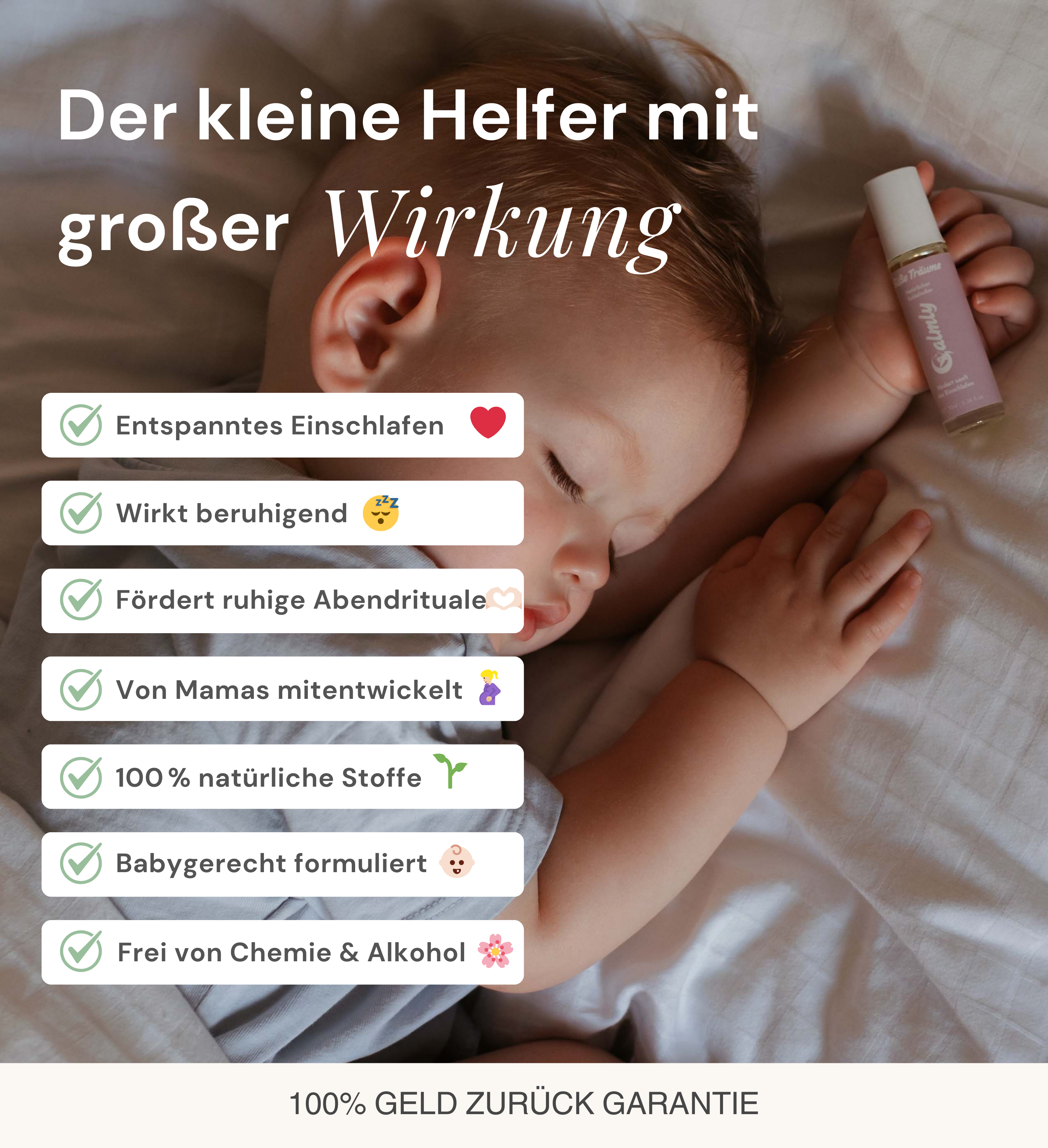 Süße Träume - Natürlicher Schlafroller